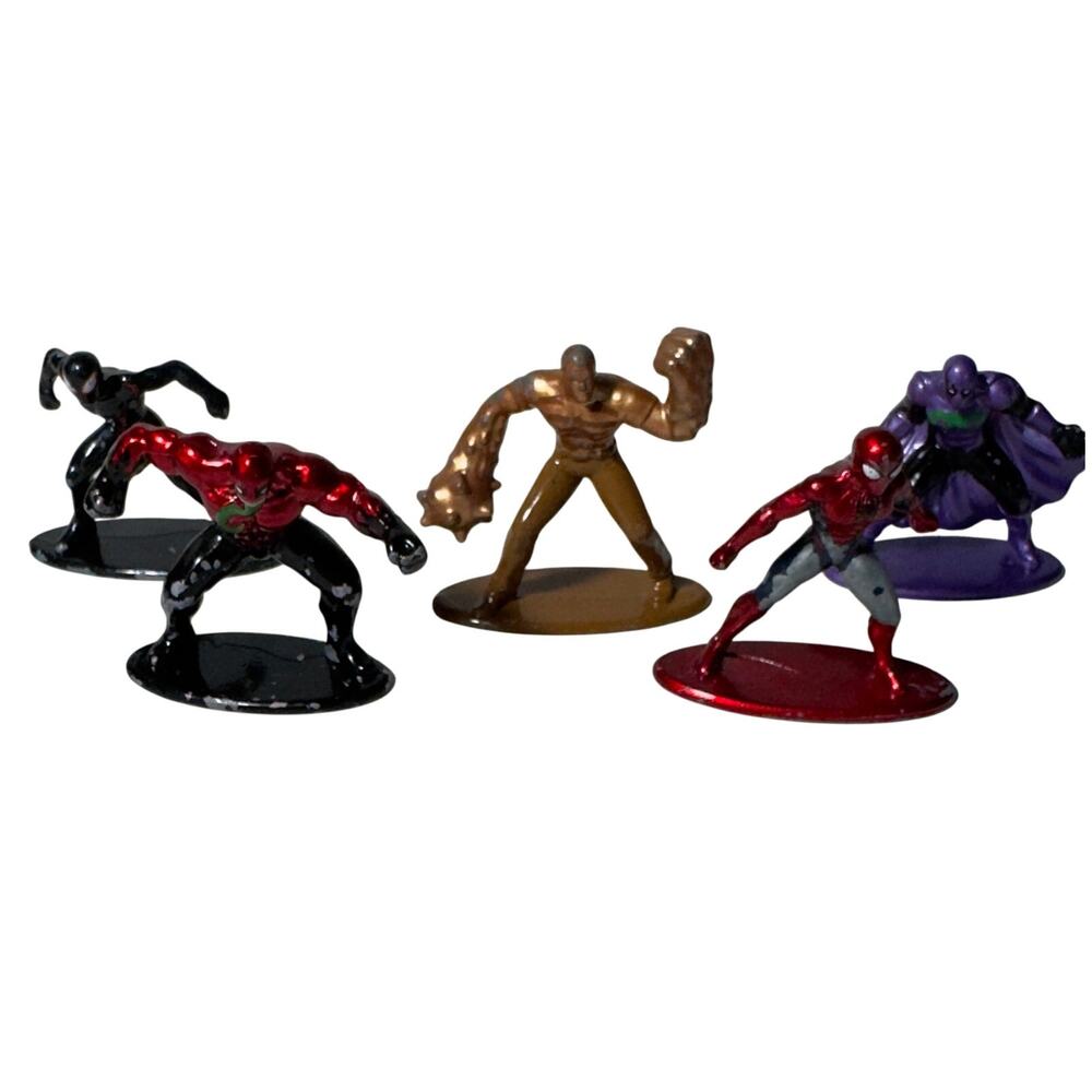 Jada Toys Marvel Nano Metalfigs Mini Figures Die Cast‎ Metal, 5 Action Figurines